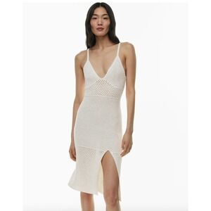 Wilfred Evie‎ Midi Dress Light Birch Bouleau Pale Sleeveless Knit M/M